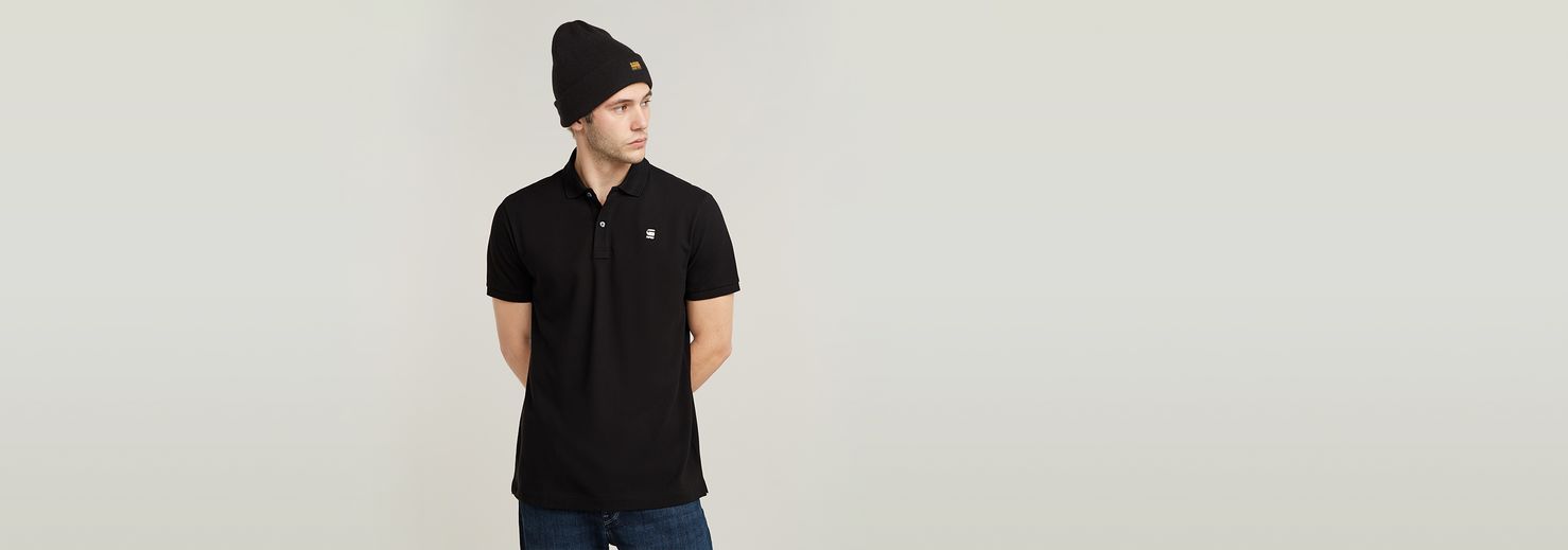 Dunda Slim Polo | ブラック | G-Star RAW® JP